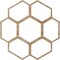 Ekena Millwork Florin Wood Fretwork Pierced Ceiling Medallion, Red Oak, 22"OD x 9 3/8"ID x 1/4"T CMWP22X22X0250FORO - alternate 4